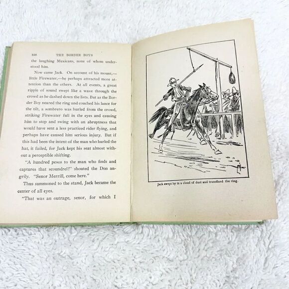 The Border Boys with the Mexican Rangers Chapter Book Hardback Illustrated 1911 - Picture 7 of 8